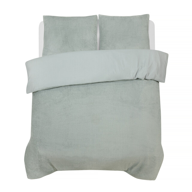 DoubleDry Dekbedovertrek teddy fleece eenpersoons 140x220 cm + 1 kussensloop - 3304517 large