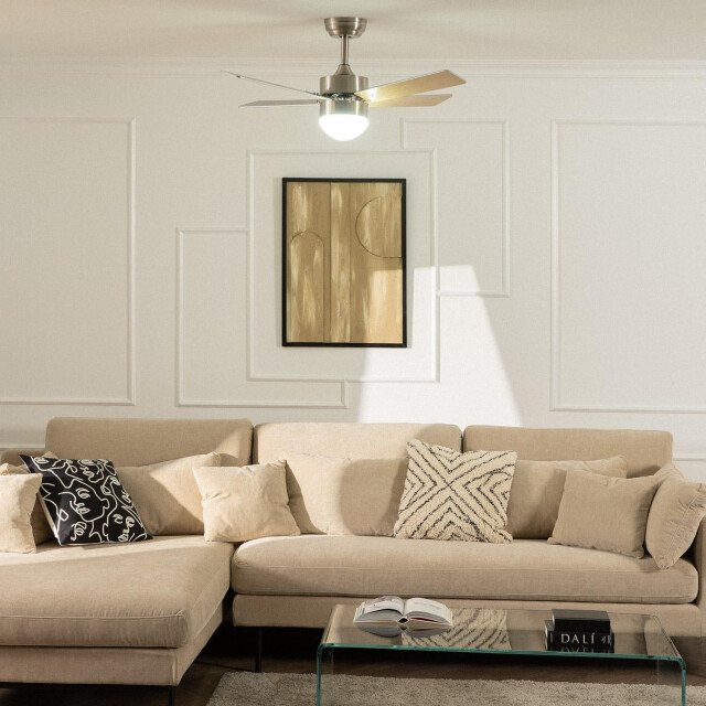 Ventiluxe Dimbare plafondventilator haugen Ø107cm kwalitatief & stijlvol 3068691 large