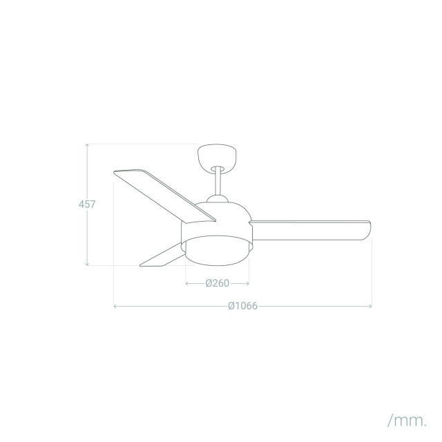 Cool Breeze Dimbare plafondventilator braxton Ø106cm kwalitatief & stijlvol 3406558 large