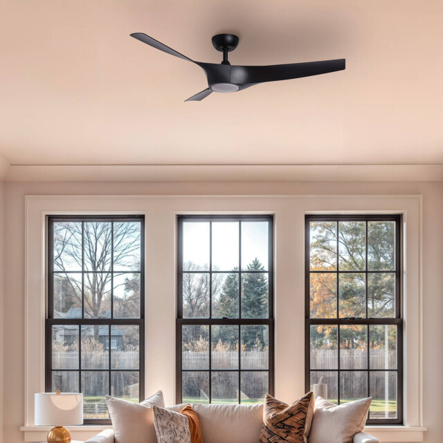 Cool Breeze Fluisterstille plafondventilator solberg Ø132cm afstandsbediening & timer 3406548 large