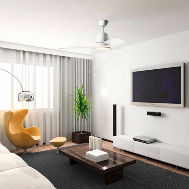 Cool Breeze Fluisterstille plafondventilator backlund Ø132cm afstandsbediening & timer 3406561 large