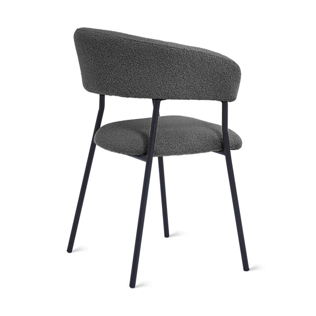 Multifurn Eetkamerstoel ava bouclé 80 cm x 53 cm x 58 cm lusje 3391338 large