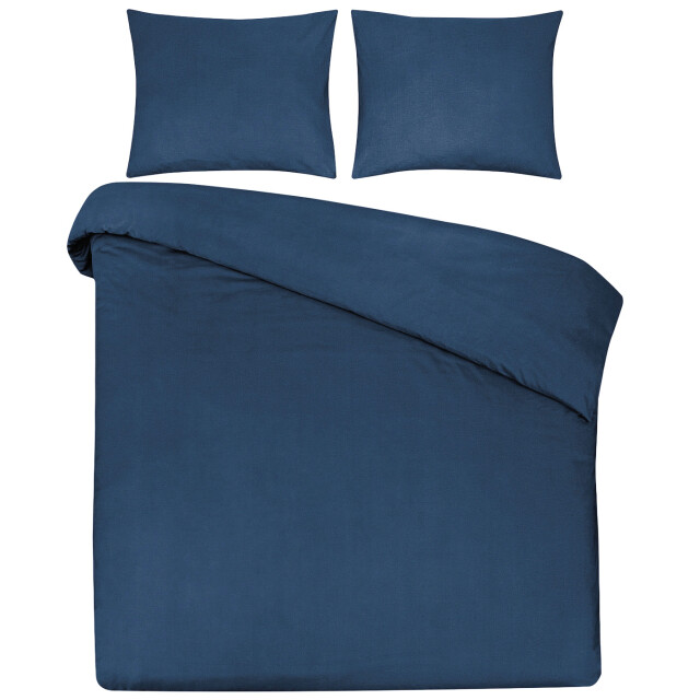 DoubleDry Dekbedovertrek 100% natuurlijk katoen lits jumeaux 240x200/220 cm + 3016632 large