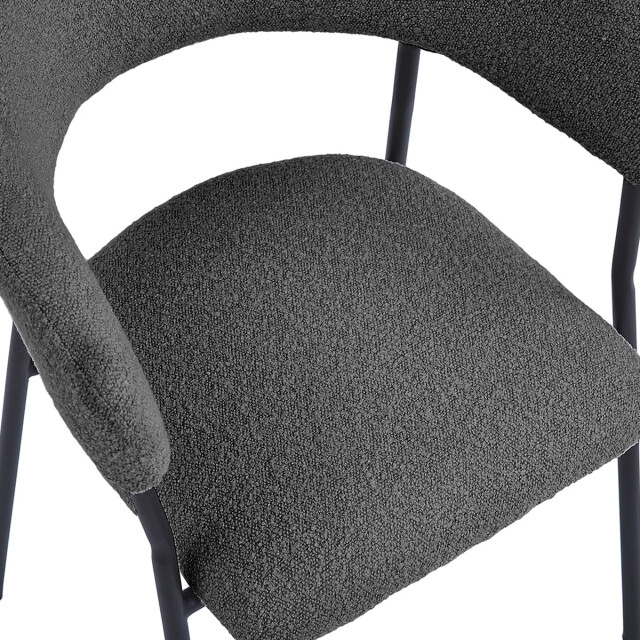 Multifurn Eetkamerstoel ava bouclé 80 cm x 53 cm x 58 cm lusje 3391338 large