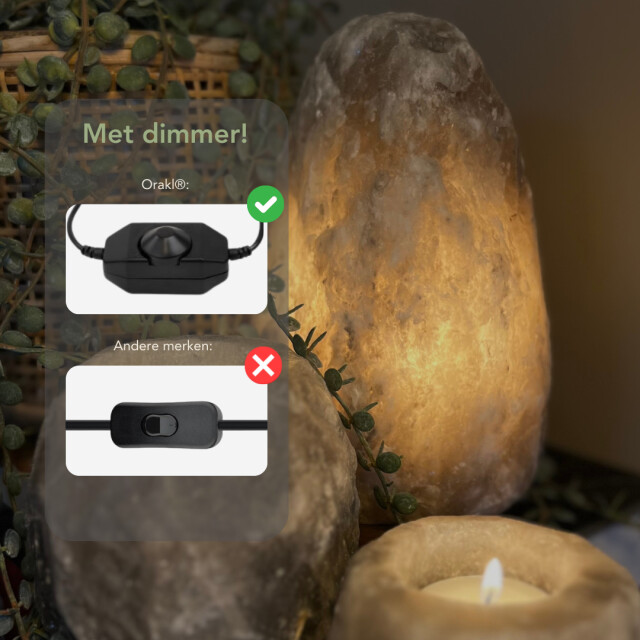 Orakl Dimbare himalaya zoutlamp aura 2-4 kg 3405833 large