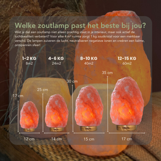 Orakl Dimbare himalaya zoutlamp aura 2-4 kg 3405833 large