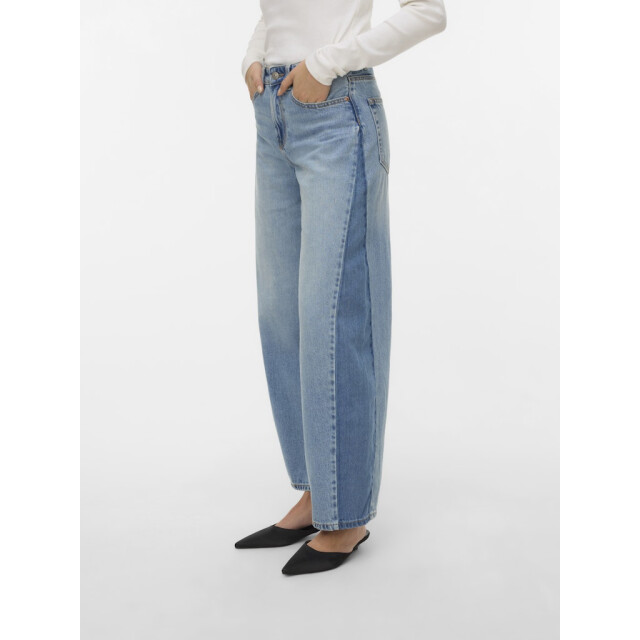 Vero Moda Vmzelda hr bareel two toned dnm jeans blue denim 4106.35.0118 large