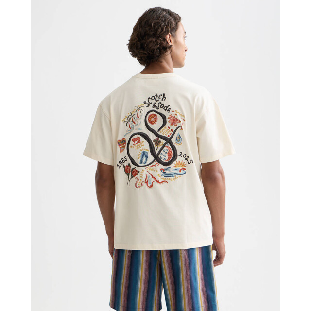 Scotch & Soda T-shirt korte mouw 183077 Scotch & Soda T-shirt korte mouw 183077 large
