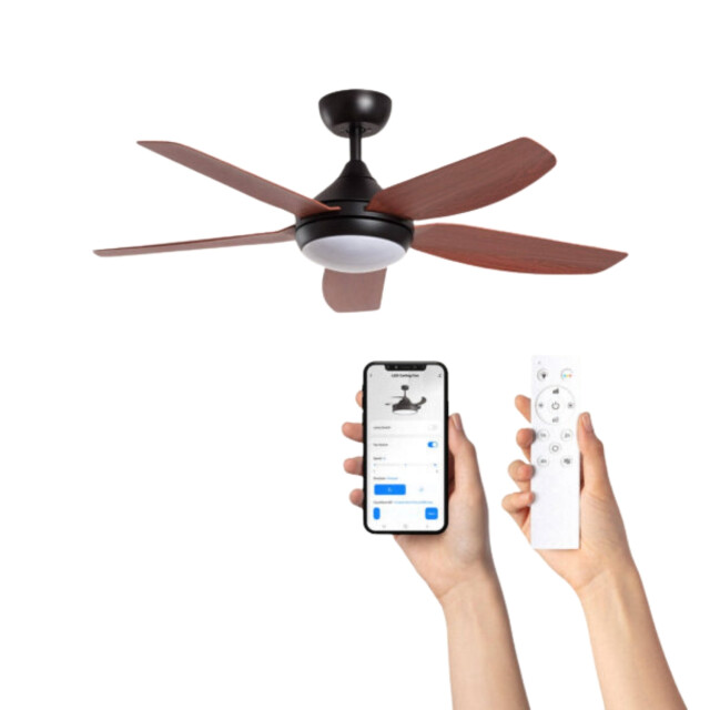 Ventiluxe Dimbare plafondventilator sandstrom Ø122cm kwalitatief & stijlvol 3406566 large