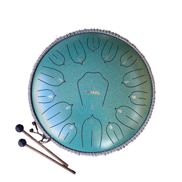 Orakl Steel tongue drum elysium zeegroen 3371369 large