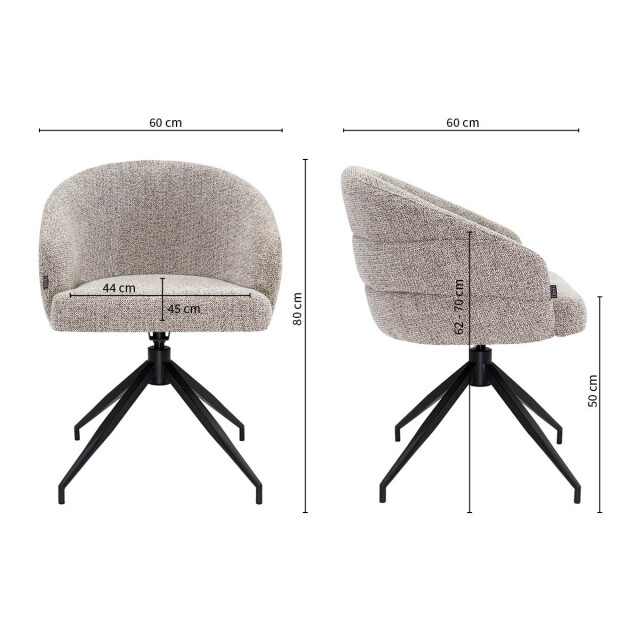 Kick Collection Kick draaistoel ava - 3408096 large