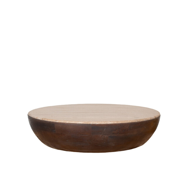 Label51 Salontafel bowl espresso travertin 3172630 large