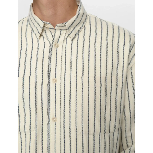 Anerkjendt 902178 aklasse stripe l/s shirt 9503 tofu 902178 large
