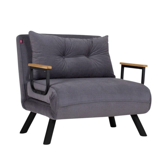 CaliCosy Slaapfauteuil in stof met metalen poten l67 cm sando 3178549 large