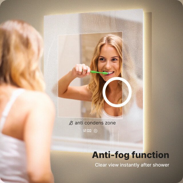 Mirlux Badkamerspiegel 60x80cm frameloos 3411346 large