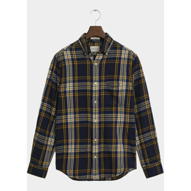 Gant Casual hemd lange mouw reg windblown flannel check s 3250243/433 203262 large