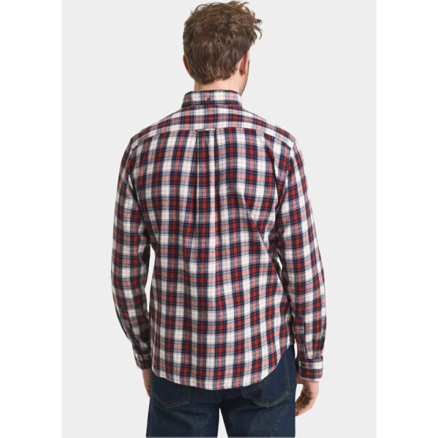 Gant Casual hemd lange mouw reg windblown flannel check sh 3250242/623 203261 large