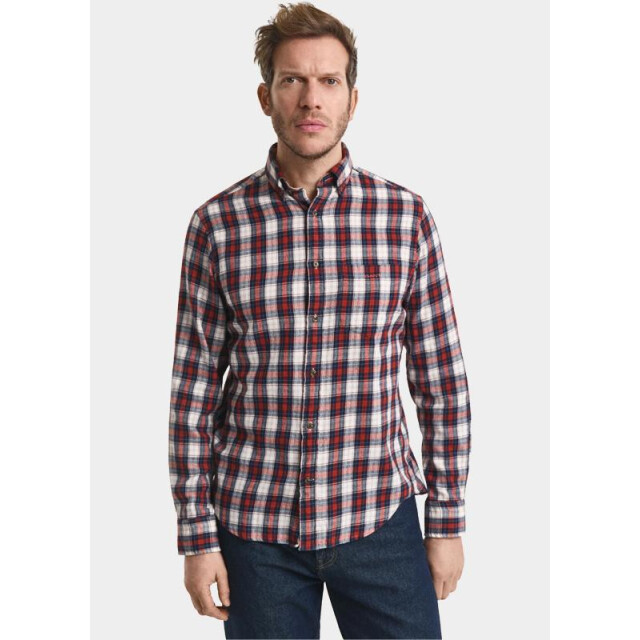 Gant Casual hemd lange mouw reg windblown flannel check sh 3250242/623 203261 large