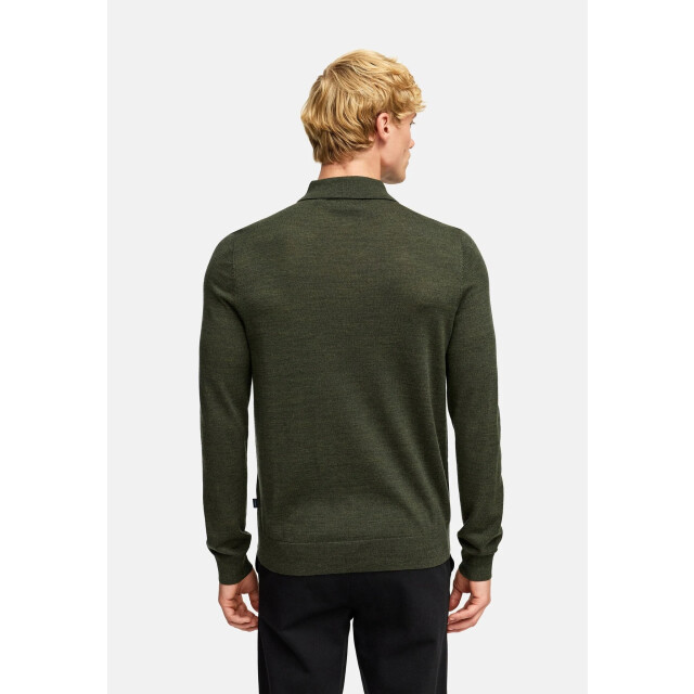 Kronstadt Ks35012 ksjohannes merino polo knit 609 army mix KS35012 large