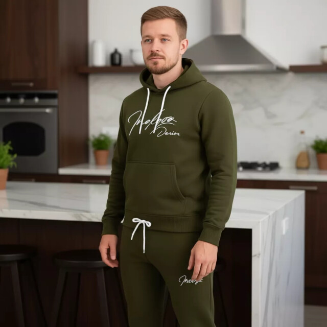 Indigo Denim Denim joggingpak heren kaki ID060-1 large