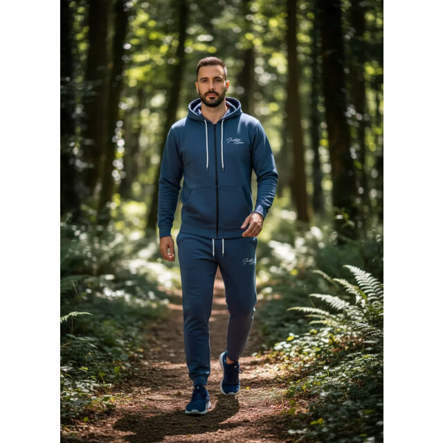 Indigo Denim Denim joggingpak heren navy airforce rits ID058-1-1 large