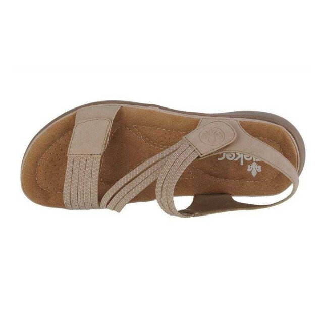Rieker Dames synthetisch leren sandalen UTPP5653_beige large