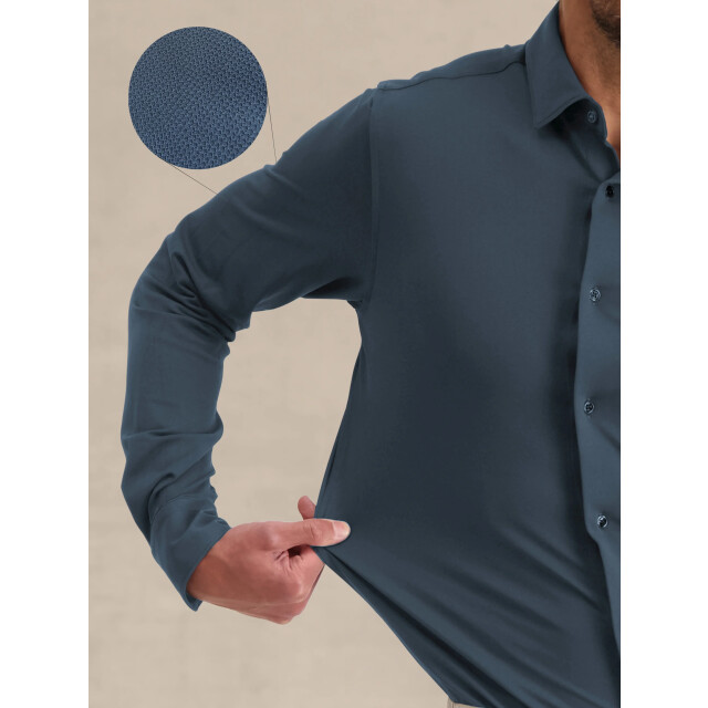 Blue Industry Het lounge jersey shirt | 2193.22-INDIGO large