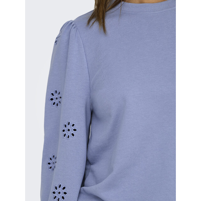 Only onlfemme l/s puff embroidery ub swt 15315687 tempest 06721.615.0013 large