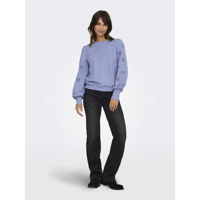 Only onlfemme l/s puff embroidery ub swt 15315687 tempest 06721.615.0013 large