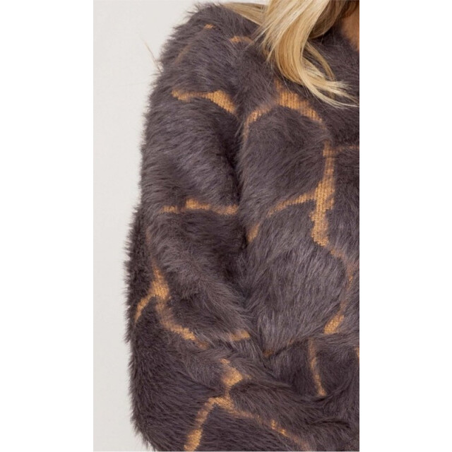 Poools Pull over 533216- 533216-brown large