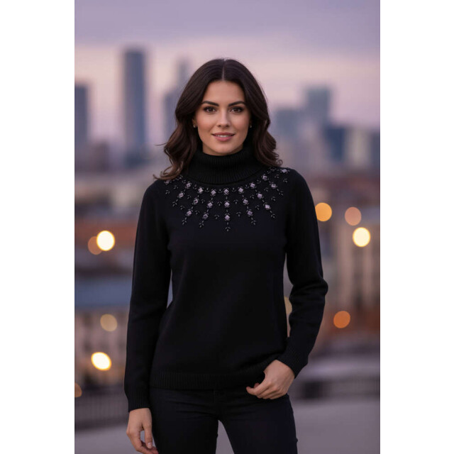 K-Design Pullover-b812- B812-BLACK large