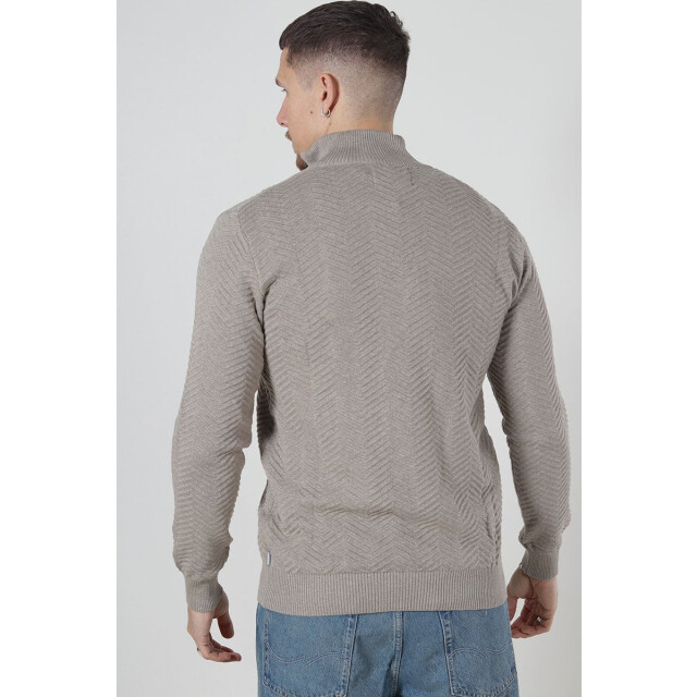 Kronstadt Ks2790 kscarlo half zip knit sand mix KS2790 large