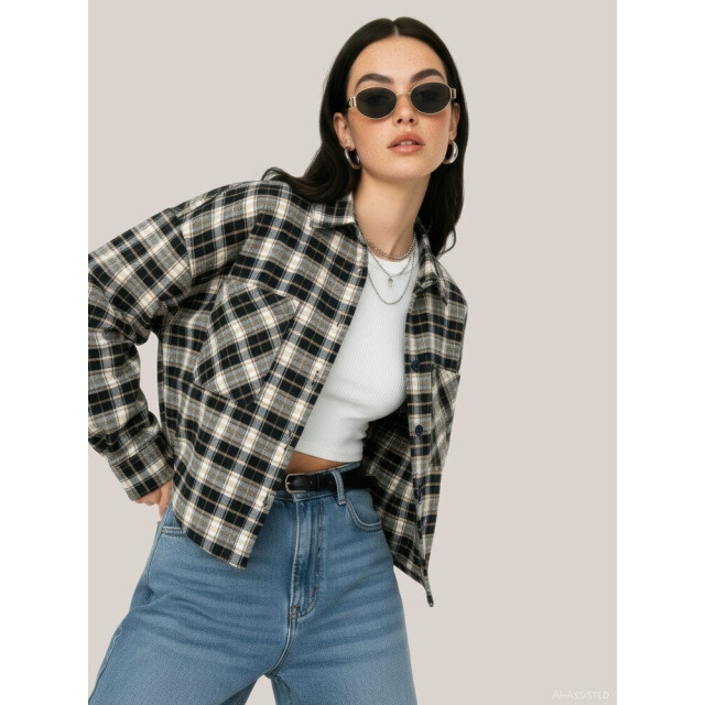 Hypedrop Hdnadia ls boxy shirt dessin 4309.39.0027 large