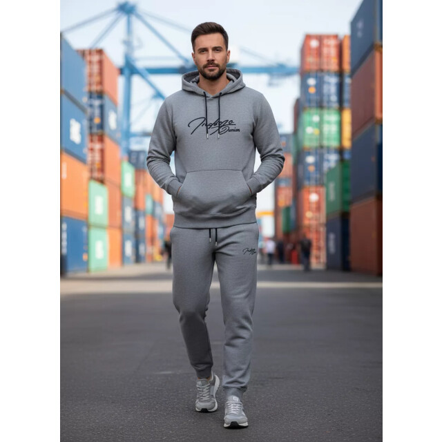 Indigo Denim Denim joggingpak heren licht ID052 large