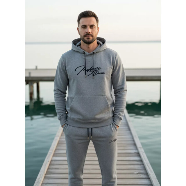 Indigo Denim Denim joggingpak heren licht ID052 large