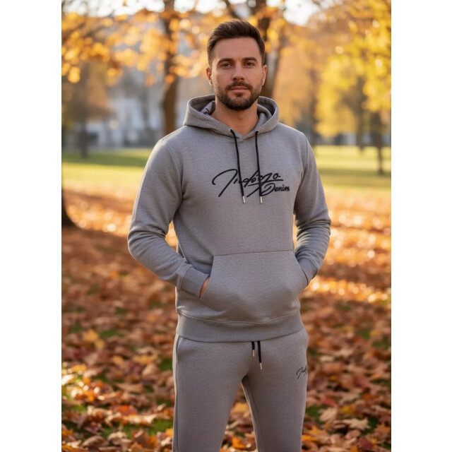 Indigo Denim Denim joggingpak heren licht ID052 large