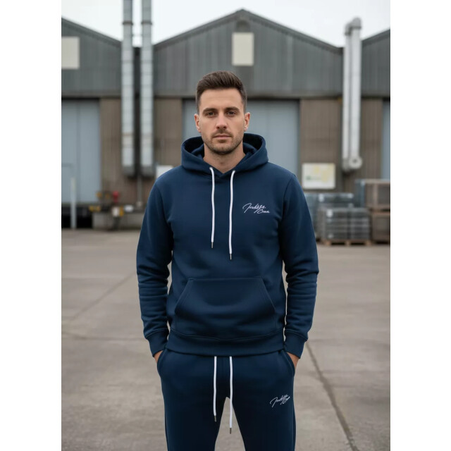 Indigo Denim Denim joggingpak heren navy pagent ID051 large