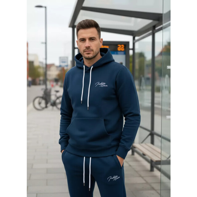 Indigo Denim Denim joggingpak heren navy pagent ID051 large