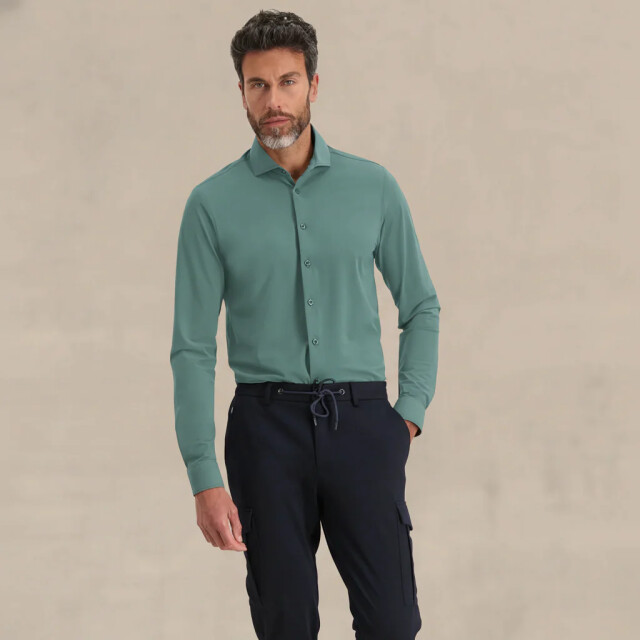 Blue Industry Het jersey overhemd | 2808.31-GREEN large