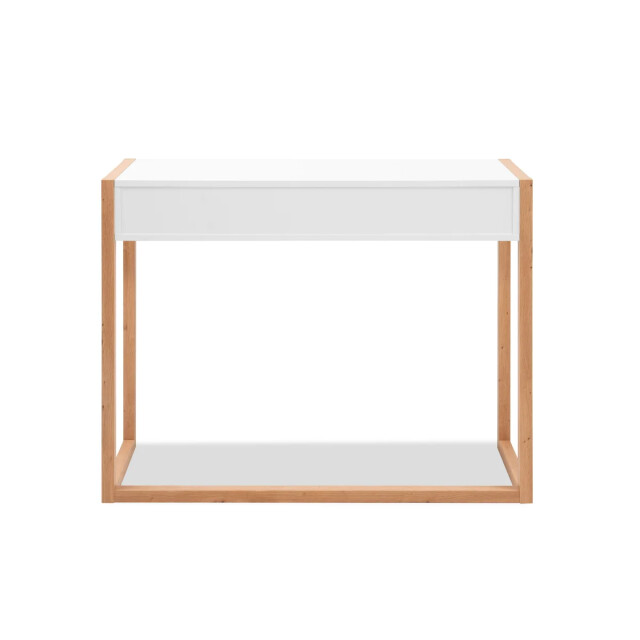 CaliCosy Console met 2 lades, decor wit en eiken, artisan l100 cm nova 3414980 large