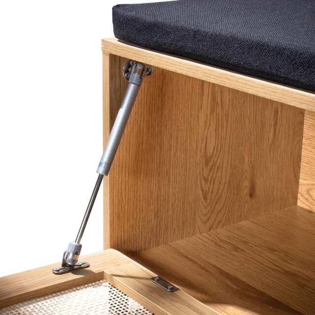 CaliCosy Schoenenbank en rotan voorkant l100 cm 2929991 large