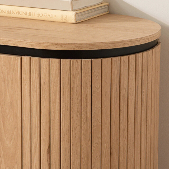 CaliCosy Dressoir met 2 deuren en zijkanten met groef l120 cm 3202267 large