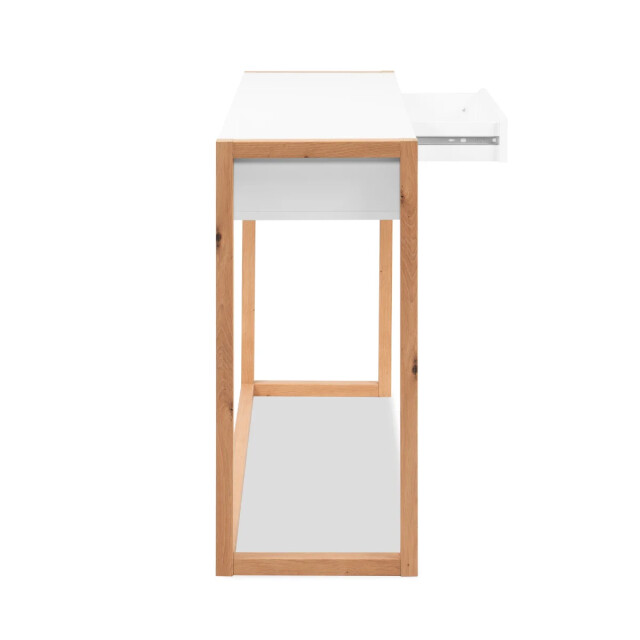 CaliCosy Console met 2 lades, decor wit en eiken, artisan l100 cm nova 3414980 large