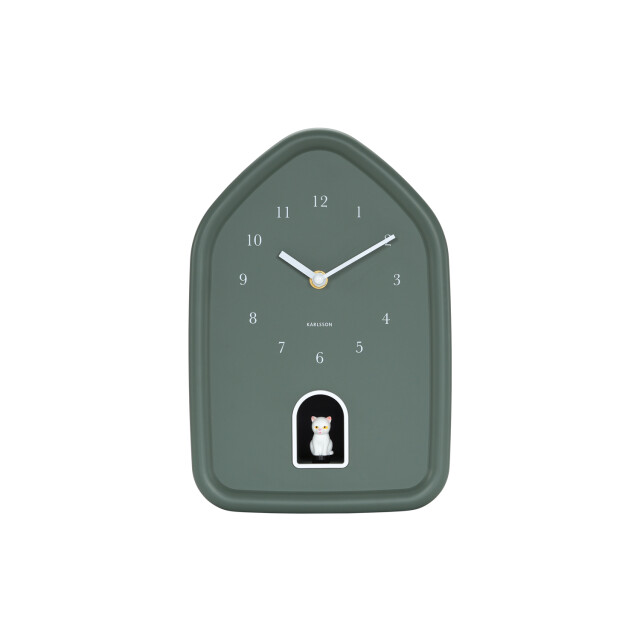 Karlsson wandklok modern kitty jungle Ø29,1cm 3259535 large