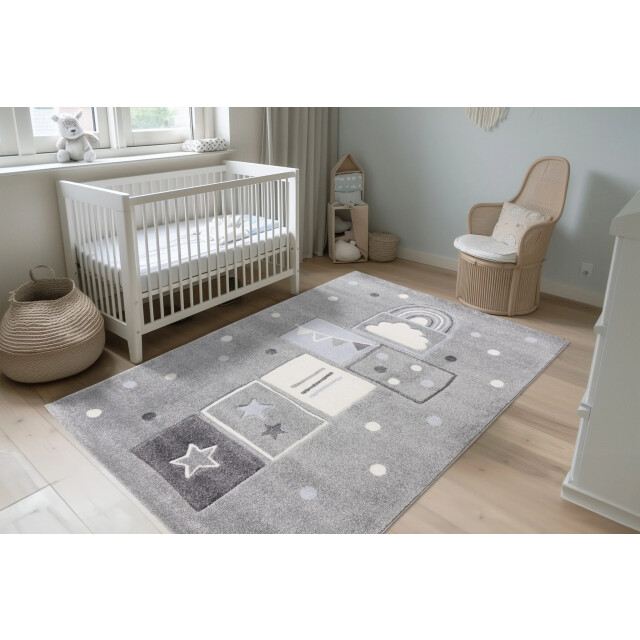 Muratap Kindervloerkleed happy speelmat – zacht vloerkleed – speelkleed voor kinderkamer 3413760 large