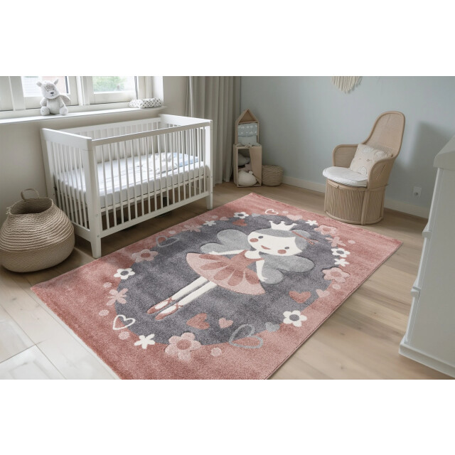 Muratap Kindervloerkleed happy – zacht vloerkleed – speelkleed voor kinderkamer – - 3413755 large