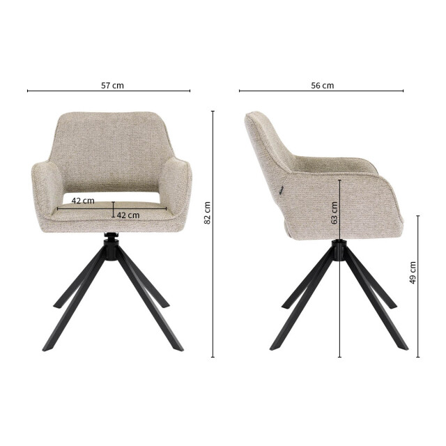 Kick Collection Kick draaistoel pax - 3414481 large