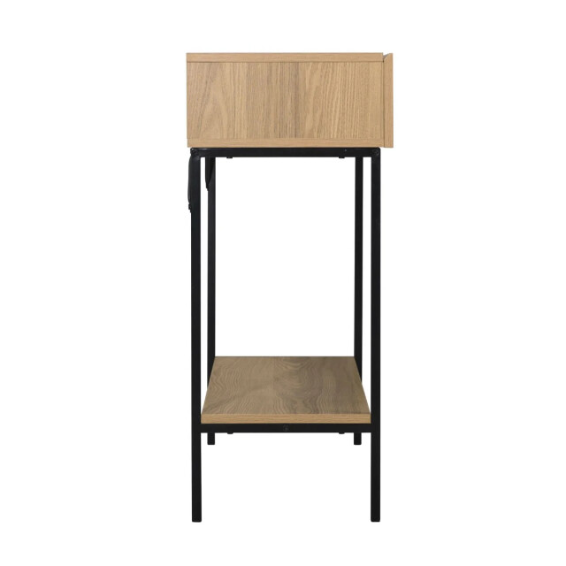 CaliCosy Console met 3 lades en 1 onderste plank, decor van hout en zwart metaal, l120 cm 3414981 large