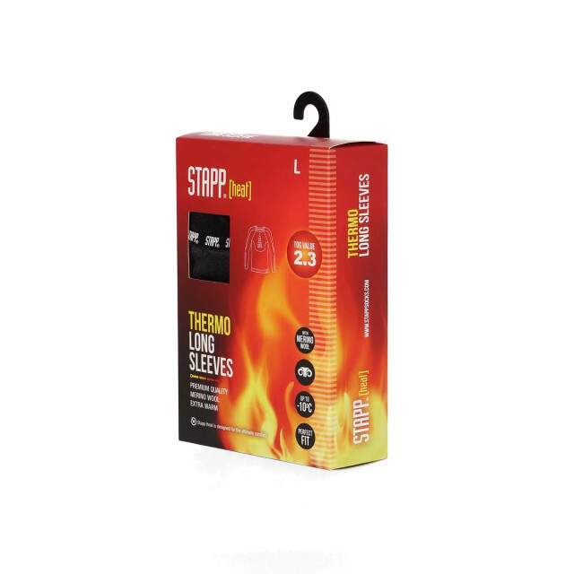 Stapp Heat thermoshirt heren lange mouw merino wol 703063002-6990 large