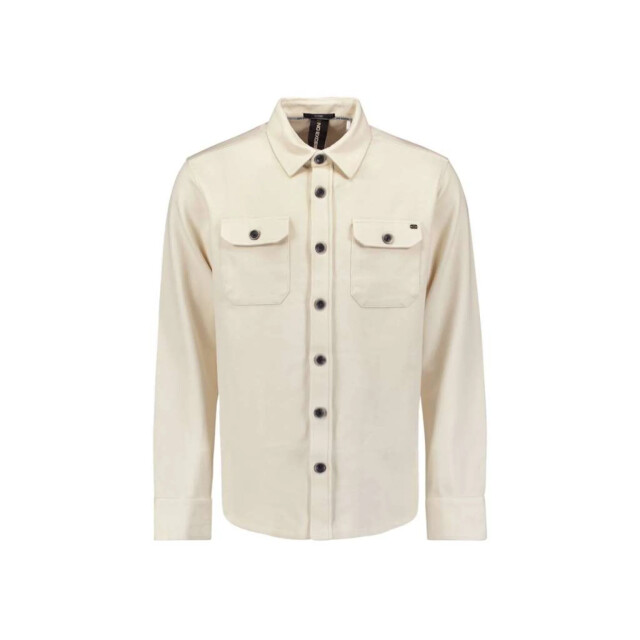 No Excess Overshirt button closure sweat chalk 27580103-017 large